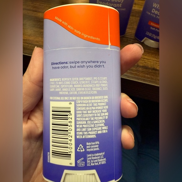 Lume Whole Body Deodorant - Smooth Solid Soft Powder - Picture 4 of 8